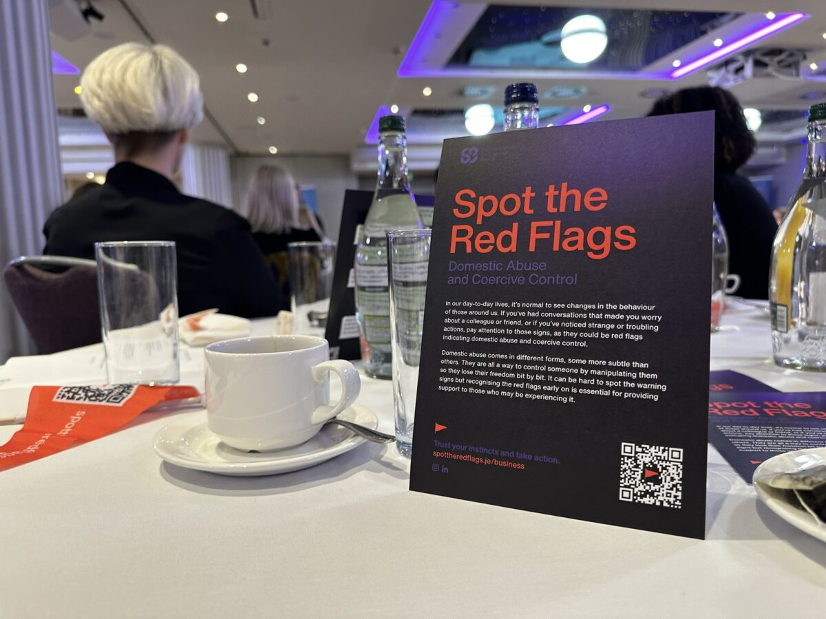 Jersey Safeguarding Board "Spot the Red Flags" launch event for businesses. February 2024.
